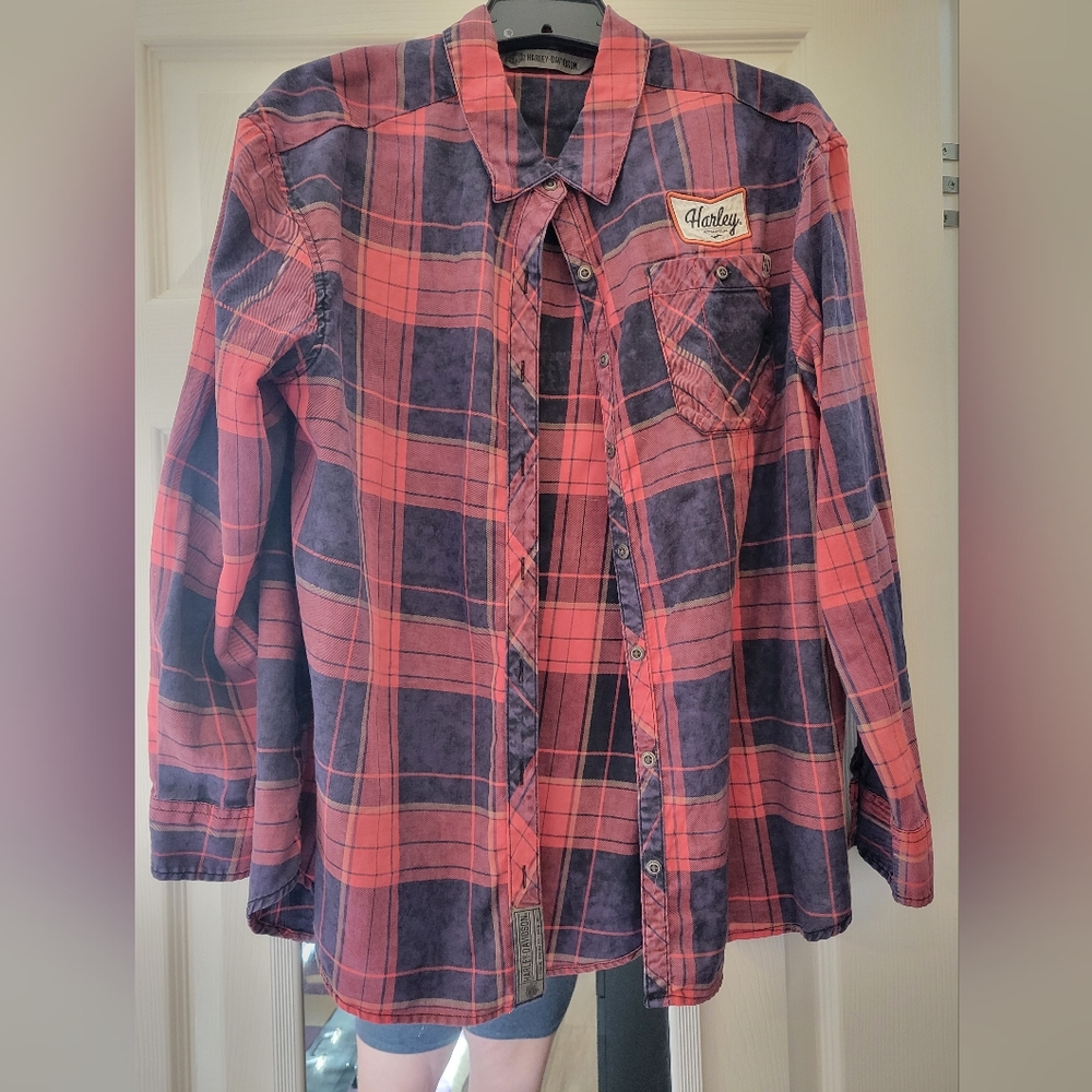Harley-Davidson lightweight flannel